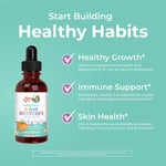MaryRuth Organics Multivitamin for Infants | USDA Organic | Multivitamin Liquid Drops for Babies 6-12 Months | Immune Support & Overall Wellness | Vegan | Non-GMO | Gluten Free | 2 Fl Oz