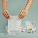 The Honest Company 100% Organic Cotton Dry Wipes | Hypoallergenic for Sensitive Skin, Dermatologist Tested, Safe for Newborns | 192 Count