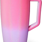 BrüMate Era 40 oz Tumbler with Handle and Straw | 100% Leakproof Insulated Tumbler with Lid and Straw | Made of Stainless Steel | Cup Holder Friendly Base | 40oz (Dune)