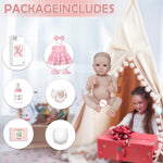 Realistic Reborn Baby Dolls - 20 Inch Cute Lifelike Real Life Baby Dolls Newborn Baby Dolls Girl with Soft Full Vinyl Body and Accessories can Swimming for 3+ Years Old Kids Gifts
