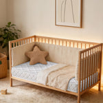 Tiankehan Premium Crib & Toddler Mattress-52"x27.6"x5", 100% Knitted Fabric, Soft Moisture Absorbent & Breathable Crib Mattress, Fits Standard Cribs & Toddler Beds