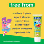 Orajel Naturals Fluoride-Free Toothpaste and Finger Brush for Babies, 1 Oz