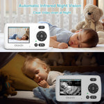 OKAIDI Video Baby Monitor with Camera and Audio, 2.4'' Portable Travel Baby Monitor, 1000ft Long Range Transmission, Baby Monitor No WiFi, Infrared Night Vision, VOX Mode, Baby Monitor