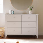 Babyletto Sprout 6-Drawer Double Dresser in White, Greenguard Gold Certified