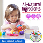 Hygloss Play Modeling Dough - 1lb. - Easter Basket Stuffer - Unscented Dough - Safe & Non-Toxic for Kids Arts & Crafts - Party Favors - Classroom Supplies, White