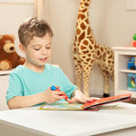 Melissa & Doug On the Go Water Wow! Reusable Color with Water Activity Pad 6-Pack, Sports, Occupations, Adventure, Safari, Under the Sea, Animals - FSC Certifieda