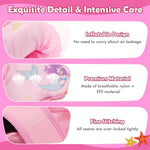 MoKo Toddler Swim Vest for Kids, Swim Arm Floaties 13-70lbs Cartoon Swimming Water Wings Pool Float Vests Sleeves Shoulder Straps Arm Band for Children Learn to Swim