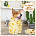 Tortilla Baby Burritos Swaddle Blanket - Taco Flannel Wrap Blanket, 285 GSM Soft, Funny Gifts for Baby Shower, Boy or Girl, 0-3, 6, 9 Months