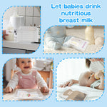 WYKOO 6 Pack Clear Freezer Breast Milk Storage Organizer Flat Breast Milk Freezer Storage Organizer Breastmilk Freezer Tray Breast Milk Freezer Organizer