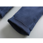 HeMarIsle Baby Single and Toddler Boys Stretch Skinny Chino Pants (Navy,12-18M)