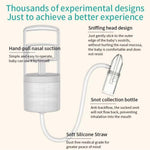 Nasal Aspirator for Baby, Portable Hand Puller Nose Sucker, Quiet Suction Easy to Operate | Reusable | Soft Silicone Nose Cleaner for Fast and Effective Relief of Nasal Congestion in Infant