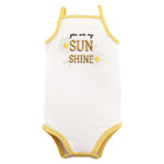 Hudson Baby Unisex Baby Cotton Sleeveless Bodysuits Bodysuit, Daisy, 9-12 Months US