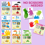 Arts and Crafts Kit for Toddlers Ages 3+ Years. Easy Animal Crafting for Kids