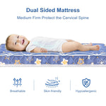 Lillibearas Premium Crib Mattress and Toddler Mattress 52" x 27.6" x 5",Firm,Breathable Hypoallergenic for Standard Cribs and Toddler Bed