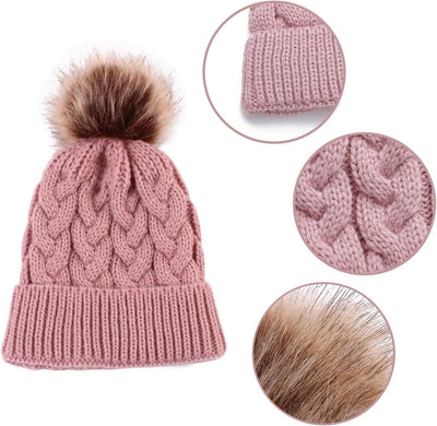 Baby Beanie Hat, Infant Newborn Toddler Winter Warm Knit Cap for Little Boys Girls, Winter Warm Hat