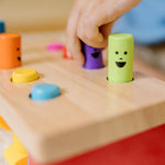 Melissa & Doug Deluxe Pounding Bench Wooden Preschool Learning Toy with Mallet