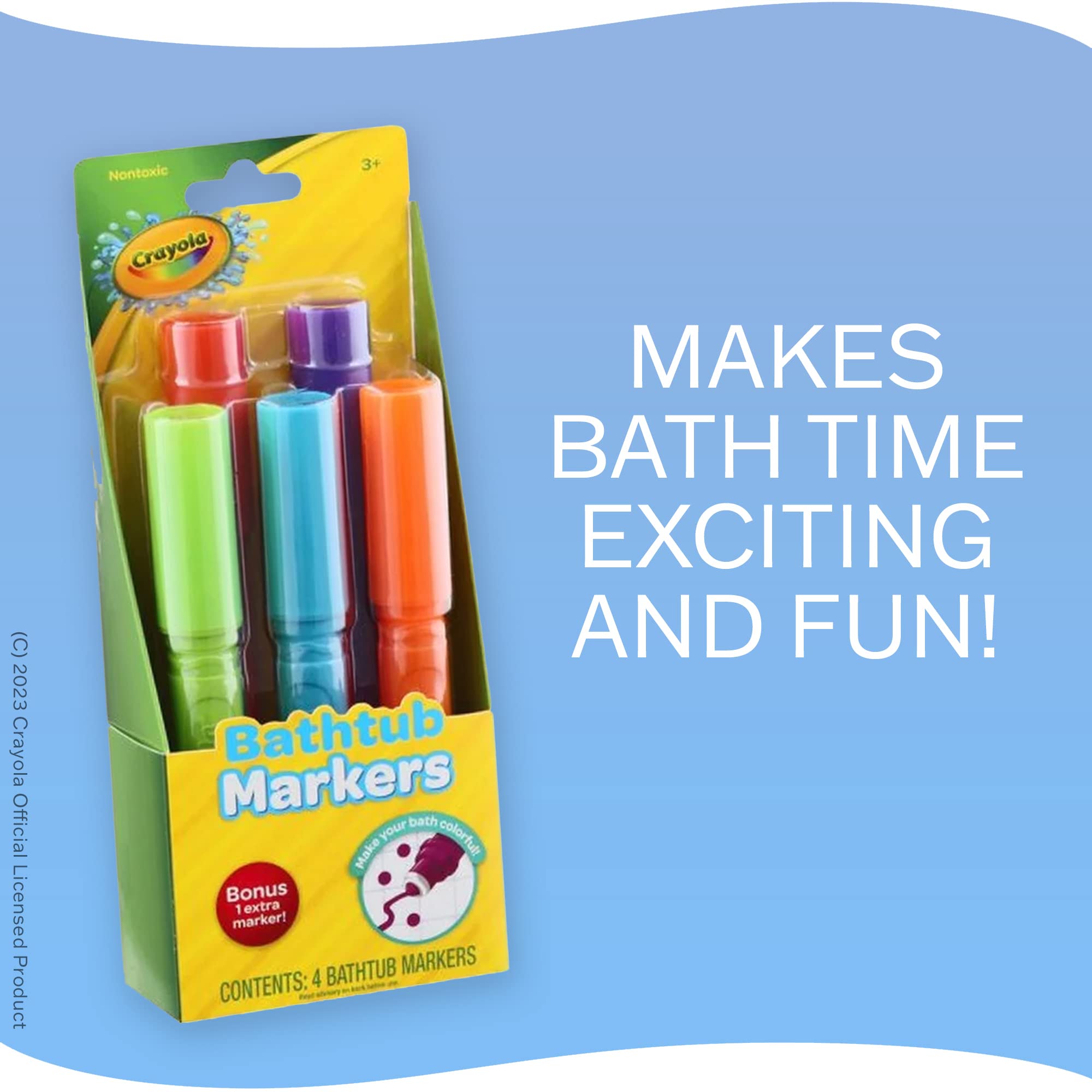 Crayola Taste Beauty Bathtub Markers, Washable Markers for - Bath