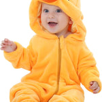 MICHLEY Unisex Baby Animal Costume Winter Autumn Hooded Romper Halloween Cosplay Jumpsuit Outfits