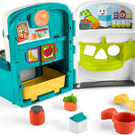 Fisher-Price Baby & Toddler Toy Laugh & Learn Learning Kitchen Playset with Music Lights & 5 Play Pieces for Kids Ages 6+ Months