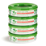 Nursery Fresh® Refill Rings for Diaper Genie® and Munchkin® Diaper Pails, Holds up to 1,088 Newborn Diapers, 4 Pack