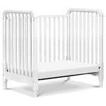 Davinci Jenny Lind 3-in-1 Convertible Mini Crib in White, Removable Wheels, Greenguard Gold Certified