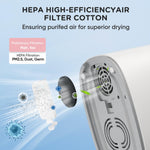 Bottle Sterilizer and Dryer, HIYAKOI Electric Steam Baby Bottle Sterilizer and Dryer, All-in-One Sterilizer 2 Layers Large for Baby Bottles, Parts & Other Newborn Essentials - HEPA Filtration