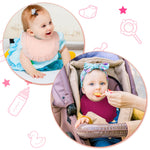 10 Pcs Baby Muslin Bibs Drool Bandana Soft Baby Cotton Bibs for Newborn Baby Girl Boy Toddlers Infants Teething(Retro Colors)