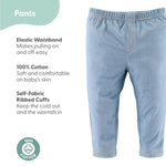 The Peanutshell Baby Boys or Girls Jeggings Set of 4-6-9 Months Size Jeans, Soft and Stretchy Pants, Boy and Girl Leggings, Infant Boy and Toddler Girl Clothes - Denim