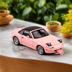 Mzexoma Miata MX5 Toy Car 1/32 Diecast Model Cars, Car Toys for Kids Age 4-7 Miata Gift for Boys Girls,Pull Back rc Sports car with Lighting & Sound (Pink)