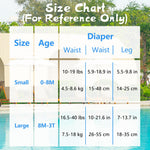 Babygoal Baby Boy Swim Diapers 3 Pack for 8M-3T Babies and Toddlers, Reusable Adjustable Washable for Swimming Lessons-Pineapple,Lemon,Grapefruit