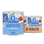 Gerber Snacks for Baby Lil Crunchies, Mild Cheddar, 1.48 Ounce (Pack of 6)