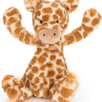 Jellycat Bashful Giraffe Stuffed Animal, Medium 12 inches - Safari Plush Toy - Classic Children's Gift