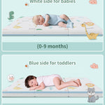 Trifold Pack and Play Mattress 38"x26" Pack N Play Mattresses for Baby Toddler, Portable Mini Crib Mattress for Playpen and Playard with Soft Breathable Waterproof Cover