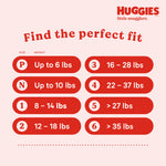 Huggies Little Snugglers Baby Diapers, Size Newborn (up to 10 lbs), 31 Ct, Newborn Diapers