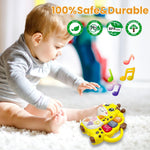 Baby Music Toys 12-18 Months, Animal Baby Piano Musical Light Infant Toys Toddlers Early Education Birthday Gift for 1 2 Year Old Girls Boys (Giraffe)