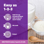 Meyenberg Whole Powdered Goat Milk, 12oz pouch, Kosher, Gluten FreeVitamin D, 1pk