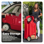 Step2 All Around Canopy Wagon, Kids Ride On Toy, Stroller Substitute, Includes Seat Belts, Made of Durable Plastic, Max Weight 75 lbs., For Toddlers 1.5-5 Years Old