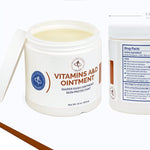 Vitamin A & D Ointment 15 Oz Jar, Skin Protectant for Diaper Rash, Cuts, Burns, Abrasions, Wounds and Scrapes
