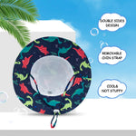 XIAOHAWANG Baby Boy Bucket Toddler Kids Sun Hat UPF 50+ Wide Brim Outdoor Beach Caps Play hat (JC Dinosaur, 48cm(6-12 Months))