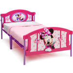 Delta Children Plastic 3D-Footboard Twin Bed, Disney Minnie Mouse