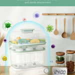 Momcozy 3 Layers Bottle Sterilizer and Dryer & Momcozy Descaling Tablets