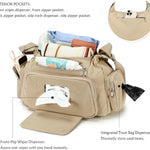 Puffer Crossbody Bags for Women Mom Large Diaper Bag Purse with Wipes & Trash Dispenser Cross Body Purses Messenger Bags