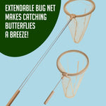 Montessori Mama Kids' Bug Catching Kit - Complete Insect Exploration Set with Habitat, Extendable Net, Magnifying Tools & Carry Strap - Educational Outdoor Adventure Gift