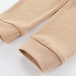 Unisex Newborn Baby Cotton 4-Pack Pants Embroidery Pringting Casual Leggings 0-24 Months for Boys and Girls