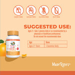MARYRUTH'S Vegan Omega 3 Gummies for Kids 2+, 2 Month Supply, Sugar Free, Omega 3 Supplement with Vitamin C, Flaxseed Oil, Immune Support, Essential Nutrient ALA, No Fish Taste, 60 Count