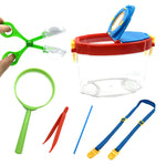 JTCJozz Bug Catcher Kit, Kids Bug Collection Kit, Outdoor Nature Explorer Kit with Tweezers, Magnifying Glass, Science Educational Kit, Bug Observation Container for Boys and Girls
