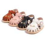 Timatego Infant Baby Boys Girls Summer Sandals Soft Sole Anti-Slip Newborn Toddler First Walkers Crib Athletic Shoes(0-18 Months)(0-6 months infant 17 apricot)