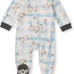 Burt's Bees Baby Baby Girls Pajamas, Zip Front Non-Slip Footed Sleeper Pjs, 100% Organic Cotton