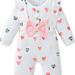 Mioglrie Newborn Baby Girl Clothes One Piece Jumpsuits Clothes Short Sleeve Rompers Summer Clothes for Baby