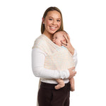 Baby Tula Stretchy Tencel™ Baby Wrap Carrier – Soft Newborn & Infant Wrap Sling, Ergonomic Hands-Free Baby Carrier, Breathable & Adjustable, Eco-Friendly for 8–25 lbs - Confetti